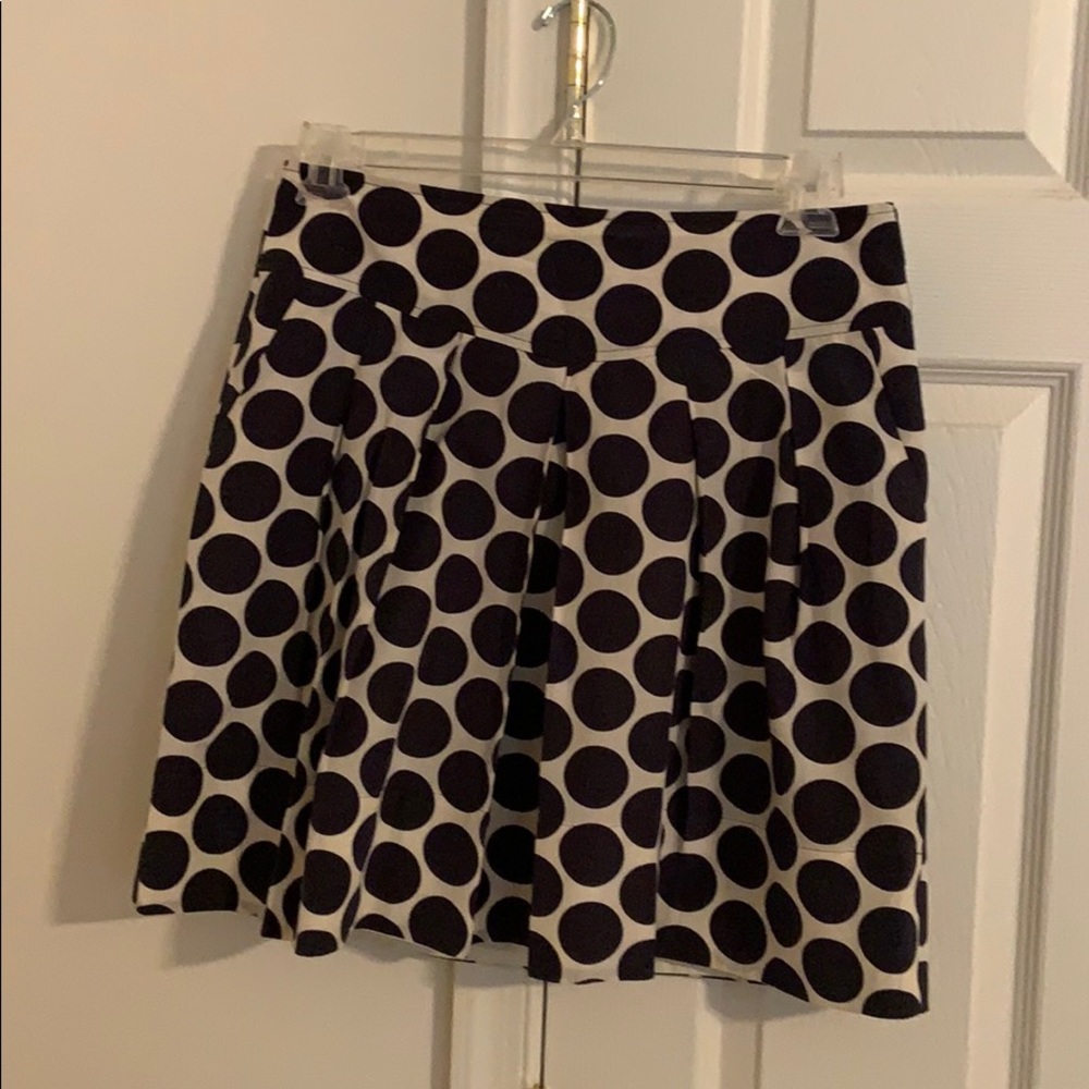 Banana Republic Blue Polka Dot Skirt